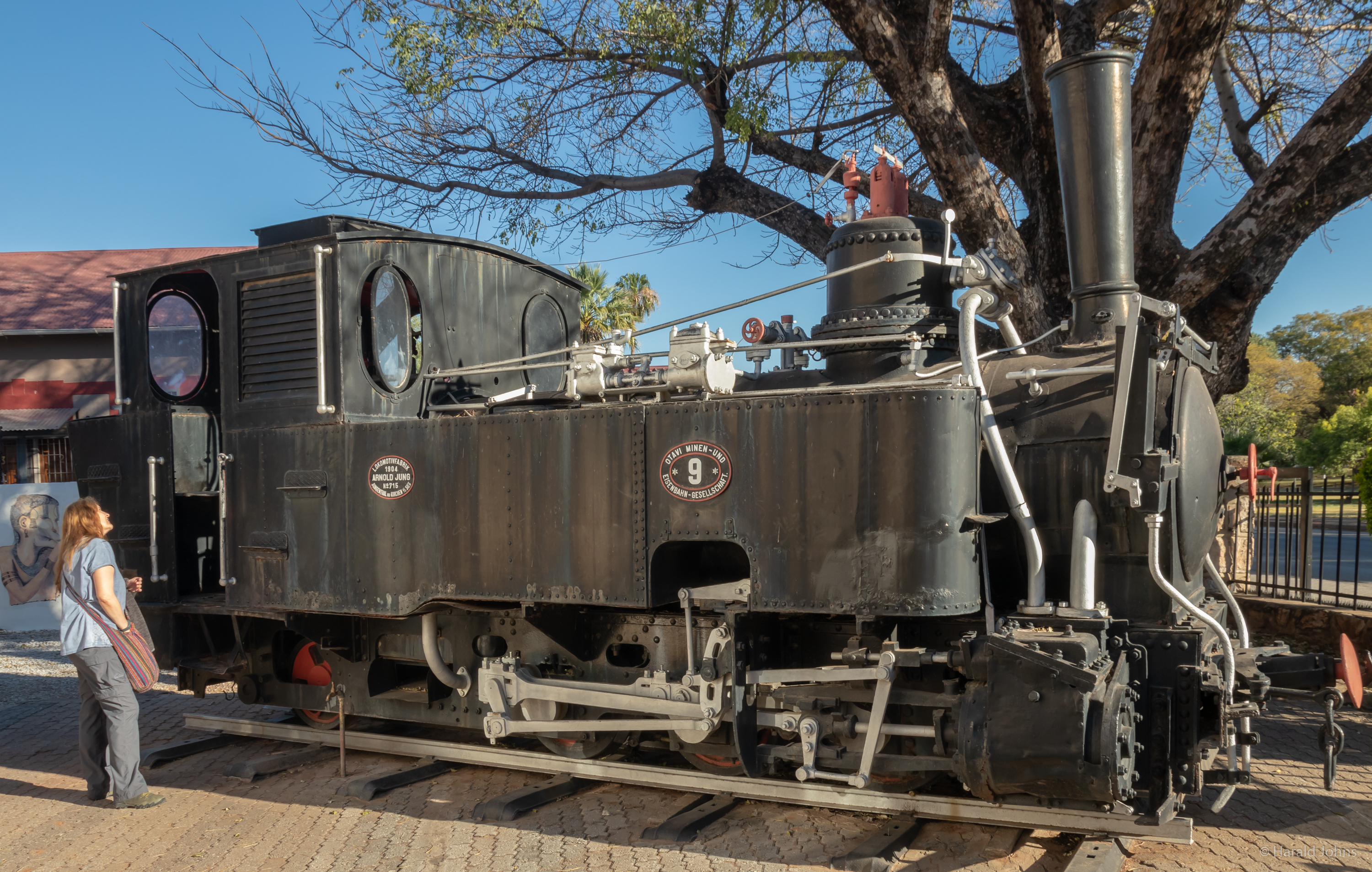 Eine 1904 gebaute Werkslokomotive der Arnold Jung Lokomotivfabrik Kirchen (Sieg)
