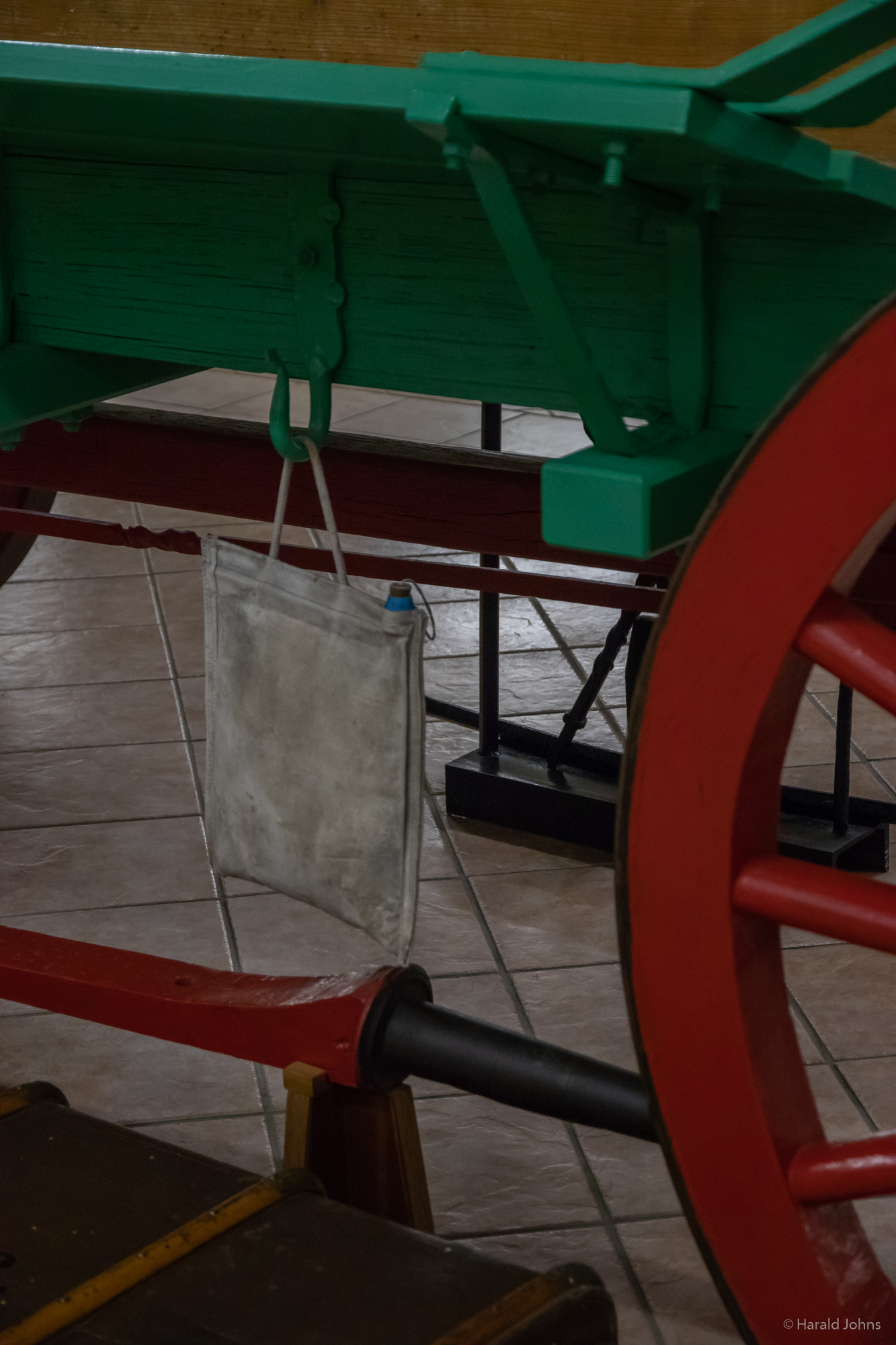 Trinkbeutel am Wagen