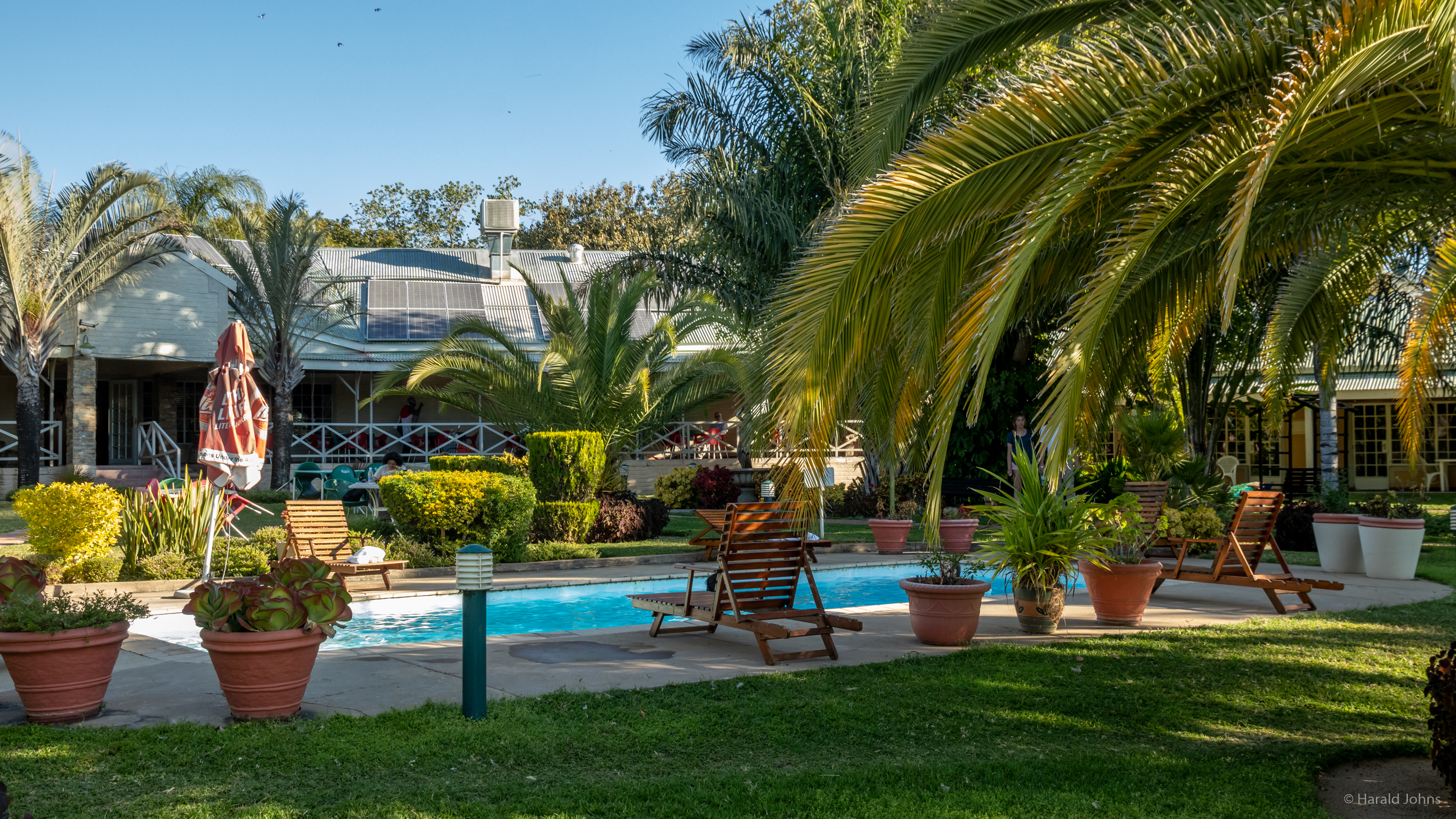 In der Omashare River Lodge am Cubango-Fluss